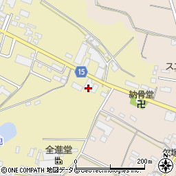 福岡県筑後市熊野101-17周辺の地図