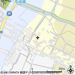 福岡県筑後市蔵数42周辺の地図