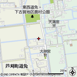 佐賀県小城市芦刈町道免53周辺の地図