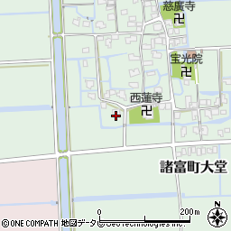 佐賀県佐賀市諸富町大字大堂1380-1周辺の地図