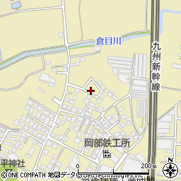 福岡県筑後市熊野1228周辺の地図