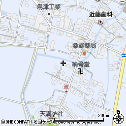 福岡県筑後市西牟田3537周辺の地図