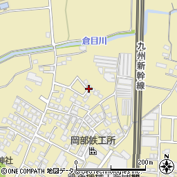 福岡県筑後市熊野1228-18周辺の地図