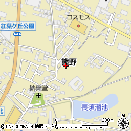 福岡県筑後市熊野121周辺の地図