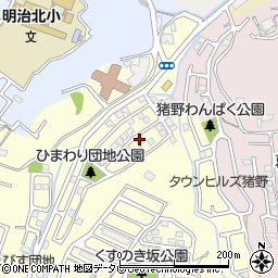 大分県大分市猪野504-60周辺の地図