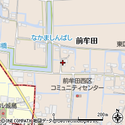 福岡県三潴郡大木町前牟田504周辺の地図