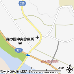 愛媛県北宇和郡松野町延野々1483-1周辺の地図