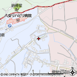 福岡県八女市吉田2094-10周辺の地図