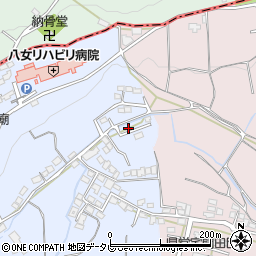 福岡県八女市吉田2094周辺の地図