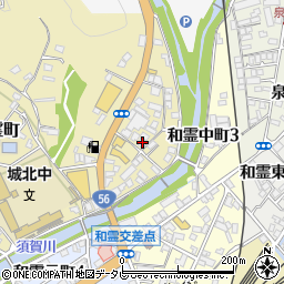 愛媛県宇和島市和霊町1235周辺の地図