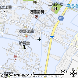 福岡県筑後市西牟田3765周辺の地図