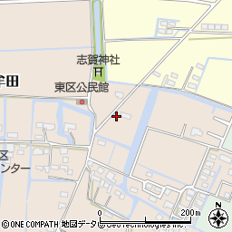 福岡県三潴郡大木町前牟田10周辺の地図