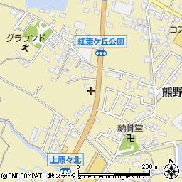 福岡県筑後市熊野198-1周辺の地図