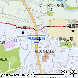福岡県八女市吉田1574周辺の地図