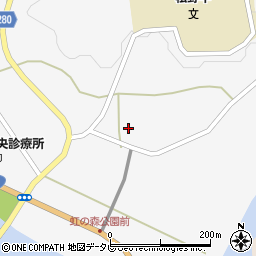 愛媛県北宇和郡松野町延野々1761周辺の地図