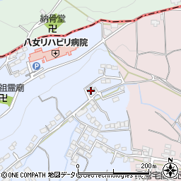 福岡県八女市吉田2135周辺の地図