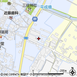 福岡県筑後市西牟田3708周辺の地図