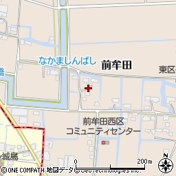 福岡県三潴郡大木町前牟田471周辺の地図