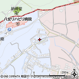 福岡県八女市吉田2140周辺の地図