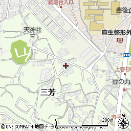 大分県大分市三芳2084周辺の地図