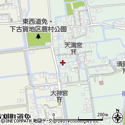 佐賀県小城市芦刈町下古賀140周辺の地図