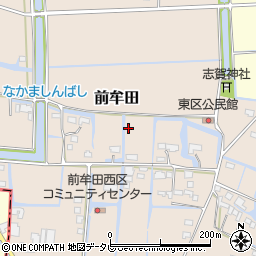 福岡県三潴郡大木町前牟田2052周辺の地図