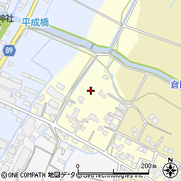 福岡県筑後市蔵数53-3周辺の地図