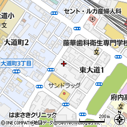 グランメール大分駅南周辺の地図