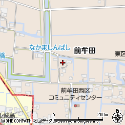 福岡県三潴郡大木町前牟田472周辺の地図