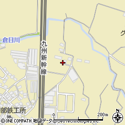 福岡県筑後市熊野1208周辺の地図