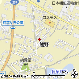 福岡県筑後市熊野138-30周辺の地図