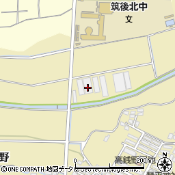 福岡県筑後市熊野487周辺の地図