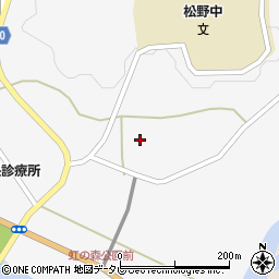 愛媛県北宇和郡松野町延野々1765周辺の地図