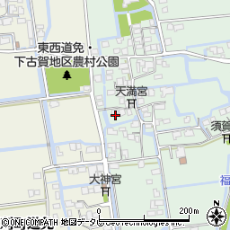佐賀県小城市芦刈町下古賀141周辺の地図