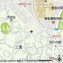 大分県大分市三芳2081周辺の地図