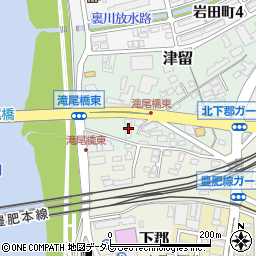 日田農機ビル周辺の地図
