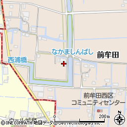 福岡県三潴郡大木町前牟田462周辺の地図