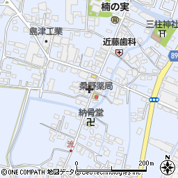 福岡県筑後市西牟田3511周辺の地図