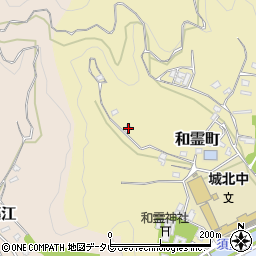 愛媛県宇和島市和霊町1524周辺の地図