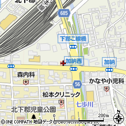 大分県大分市下郡1854周辺の地図