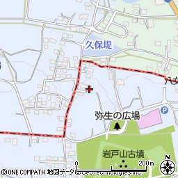 福岡県八女市吉田1558周辺の地図