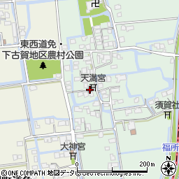 佐賀県小城市芦刈町下古賀151周辺の地図