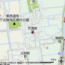 佐賀県小城市芦刈町下古賀152周辺の地図