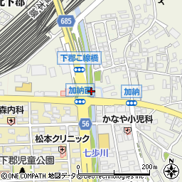 若宮田橋周辺の地図
