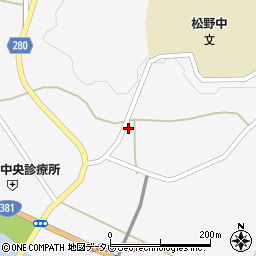 愛媛県北宇和郡松野町延野々1775-1周辺の地図