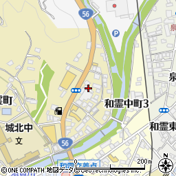 愛媛県宇和島市和霊町1246周辺の地図