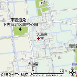 佐賀県小城市芦刈町下古賀148周辺の地図