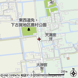 佐賀県小城市芦刈町下古賀136周辺の地図