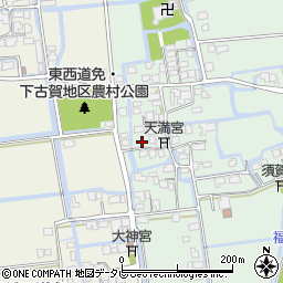 佐賀県小城市芦刈町下古賀145周辺の地図