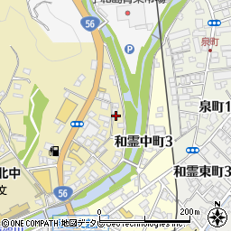 愛媛県宇和島市和霊町1271周辺の地図